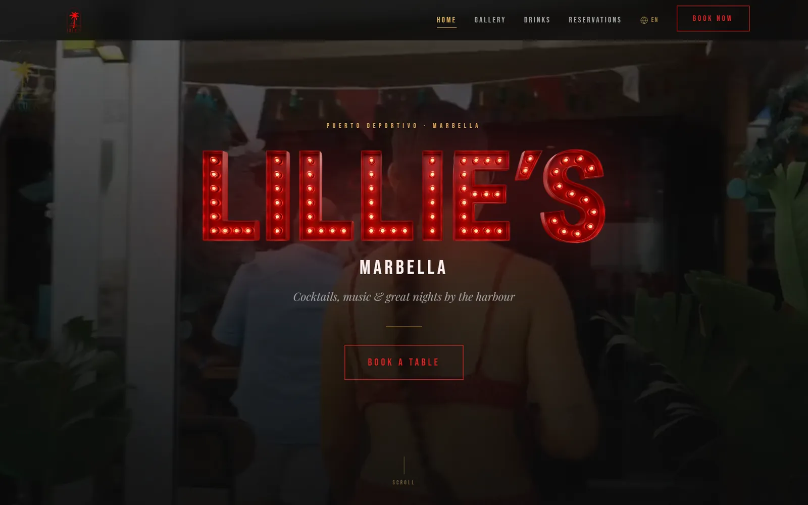 Lillie's Marbella website